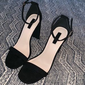 Black heels/ worn once